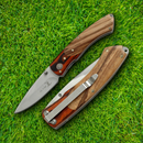 Elk Ridge Gentleman Folding Knife 2.75" Matte 440 Steel Blade Pakkawood Handle