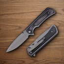 Elk Ridge Assisted Folding Knife 3.5" Stainless Steel Blade Aluminum/Wood Handle