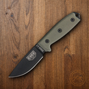 ESEE Model 3MIL Fixed Knife 3.75" 1095HC Steel Full Blade Green Micarta Handle