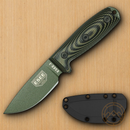 ESEE Model 3 Fixed Knife 3.88" OD Green Powder Coated 1095HC Steel Blade 3D Machined G10 Handle 3PMOD003