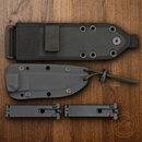 ESEE Model 4 Fixed Knife 4.5" Foliage Green Powder Coated 1095HC Steel Blade Orange G10 Handle 4PMBOD
