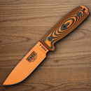 ESEE Model 4 Fixed Knife 4.5" Orange Powder Coated 1095HC Steel Blade 3D Machined G10 Handle 4POR006