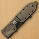 ESEE MOLLE Back Sheat With Adjustable Handle retention Strap And Khaki Nylon Construction 52MBK