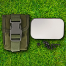 ESEE Accessory Pouch OD Green Includes Storage Tin And Four Screws And Posts 52POUCHOD