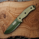 ESEE Model 5 Fixed Knife 5.25" Powder Coated 1095HC Steel Blade Micarta Handle