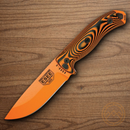 ESEE Model 5 Fixed Knife 5.25" Orange Powder Coated 1095HC Steel Blade 3D Machined G10 Handle 5POR006