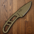 ESEE Candiru Dark Earth Fixed Knife 2" Powder Coated 1095HC Steel Drop Point Blade One Piece Skeletonized Construction CANDE