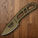 ESEE Candiru Kit Fixed Knife 2" Dark Earth Powder Coated 1095HC Steel Drop Point Blade One Piece Skeletonized Construction CANDEKIT