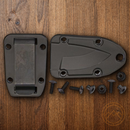 ESEE Candiru Kit Fixed Knife 2" Dark Earth Powder Coated 1095HC Steel Drop Point Blade One Piece Skeletonized Construction CANDEKIT