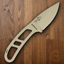 ESEE Candiru Kit Desert Tan Fixed Knife 2" Powder Coated 1095HC Steel Drop Point Blade One Piece Skeletonized Construction CANDTKIT