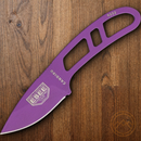 ESEE Candiru Kit Fixed Knife 2" Purple Powder Coated 1095HC Steel Drop Point Blade One Piece Skeletonized Construction CANPURPKIT
