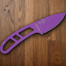 ESEE Candiru Kit Fixed Knife 2" Purple Powder Coated 1095HC Steel Drop Point Blade One Piece Skeletonized Construction CANPURPKIT
