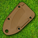 ESEE Candiru Sheath With Lashing Holes Coyote Brown Kydex Construction CANSHEATHCB