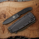 ESEE CM6 Combat Fixed Knife 5.75" 1095HC Steel Full Tang Blade Black G10 Handle