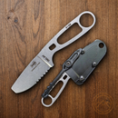ESEE Imlay Rescue Fixed Knife 2.25" Part Serrated 440C Steel Blade One - Piece