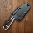 ESEE Imlay Rescue Fixed Knife 2.25" Part Serrated 440C Steel Blade One - Piece