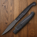 Extrema Ratio Resolza 10 Folding Knife 4" N690 Steel Blade Black Aluminum Handle 0168BLK