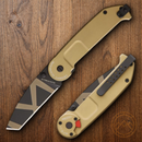 Extrema Ratio BF2 CT Folding Knife 3.25" Bohler N690 Steel Blade Tan Aluminum Handle 0146DW