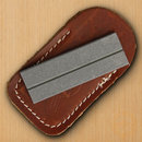 EZE-Lap Pocket Diamond Sharpener Coarse 250 Grit Fishhooks Groove Leather Pouch L26C