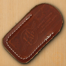 EZE-Lap Pocket Diamond Sharpener Coarse 250 Grit Fishhooks Groove Leather Pouch L26C