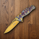 Frost Cutlery Assisted Folding Knife 3.75" Stainless Steel Blade Aluminum Handle