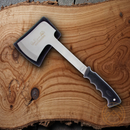 Frost Cutlery Bill Dance Outdoors Axe 4" Stainless Head Grooved Rubber Handle