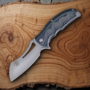 Frost Cutlery Assisted Folding Knife 3.5" Stainless Steel Blade Micarta Handle