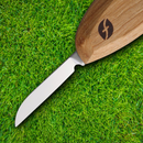 Flexcut Carving Knife 1.63" 1095 Carbon Steel Blade Wood Handle Flat Grind USA