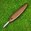 Flexcut Carving Knife 1.63" 1095 Carbon Steel Blade Wood Handle Flat Grind USA