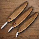 Flexcut Pro Range 3-pack Carving Fixed Knives Carbon Steel Blades Wood Handles