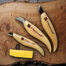 Flexcut Chip Set Carving Knife High Carbon Steel Blade Ergonomic Wood Handle