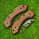 Flytanium Copper Scale Kit Perfect Fit For Customizing Spyderco Dragonfly Knife