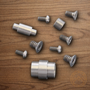 Flytanium Hardware Kit 3 Titanium Includes Pivot, Body Clip Screws, Lanyard Tube