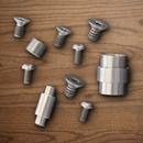 Flytanium Hardware Kit 3 Titanium Includes Pivot, Body Clip Screws, Lanyard Tube