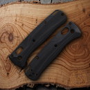 Flytanium Fits Mini Bugout Crossfade Scales For Benchmade Black G-10 FLY938