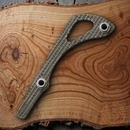 Flytanium Fits Bugout Backspacer For Benchmade Scale Green Canvas Micarta FLY940