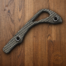 Flytanium Fits Mini Bugout Backspacer For Benchmade Scale Green Canvas Micarta