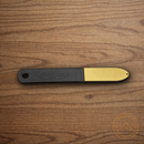 Fallkniven Diamond Goldtone File Knife Sharpener Sturdy Black Polymer Handle DF24