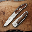 Fallkniven Frame Folding Knife 2.75" 3G Steel Blade Stainless/Ironwood Handle