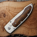 Fallkniven Frame Folding Knife 2.75" 3G Steel Blade Stainless/Ironwood Handle