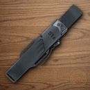 Fallkniven S1x Survival Fixed Knife 5" Cobalt Steel Blade Black Thermorun Handle S1X