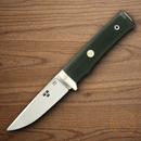 Fallkniven Tre Kronor Fixed Knife 4" 3G Steel Blade Black Thermorun Handle NTK2Z