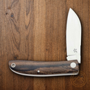 Fox Livri Slip Joint Folding Knife 2.88" M390 Steel Blade Ziricote Wood Handle