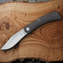 Fox Libar Folding Knife 2.88" Satin Bohler M390 Steel Blade Carbon Fiber Handle