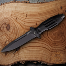 Fox Sputnik 13 Fixed Knife 6" Full Tang Bohler N690 Steel Blade TPR Handle 813B