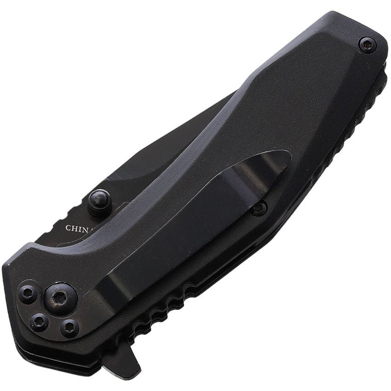 Frost Cutlery Assisted Folding Knife 2.75" Stainless Steel Blade Aluminum Handle FSW888BB