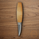 MORA Woodcarving fixed knife 2.5" Carbon Steel Blade Birch Wood Handle