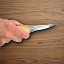 MORA Woodcarving fixed knife 2.5" Carbon Steel Blade Birch Wood Handle