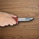 MORA Basic 511 fixed knife 3.5/8" Carbon Steel Blade Red Polypropylene Handle
