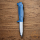 MORA Basic 546 fixed knife 3.625" Stainless Steel Blade Blue Synthetic Handle
